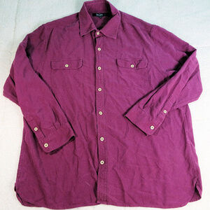 Nat Nast Silk Button Dn Cabernet L/S Shirt X-Large